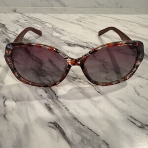Prive Revaux Token Polarized Sunglasses Red Speckle Oversized